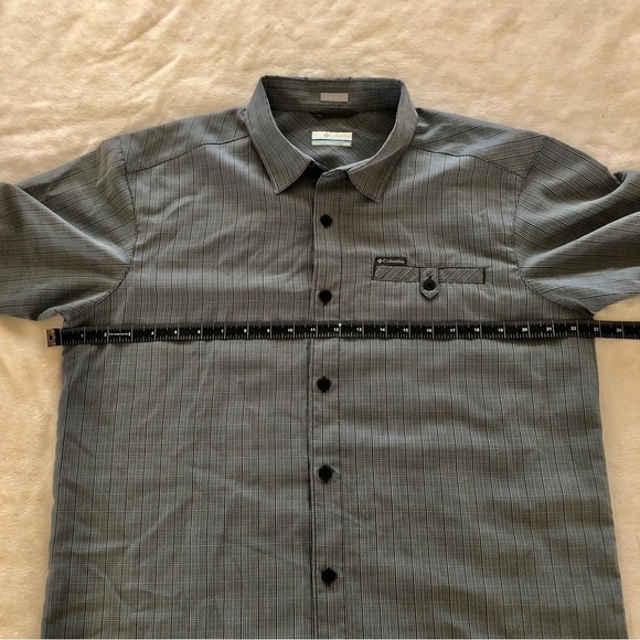 Columbia. Men’s Declination Trail™ II Short Sleeve Shirt. Slate Gray. Medium - Picture 6 of 10